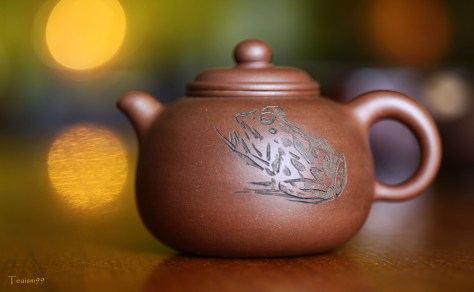 Third batch circa 1992 with frog carving and poem calligraphy